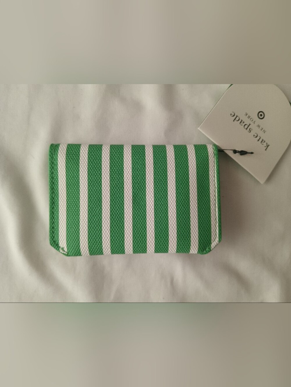 kate spade X Target Green & White Striped Tote Bag and Card Case - Picture 4 of 4